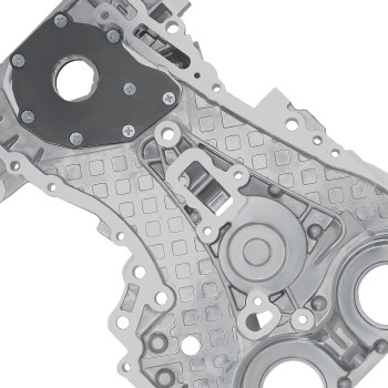 1x New Timing Cover compatible for Chevrolet Sonic Cruze 2011-2017 55562788 Silver