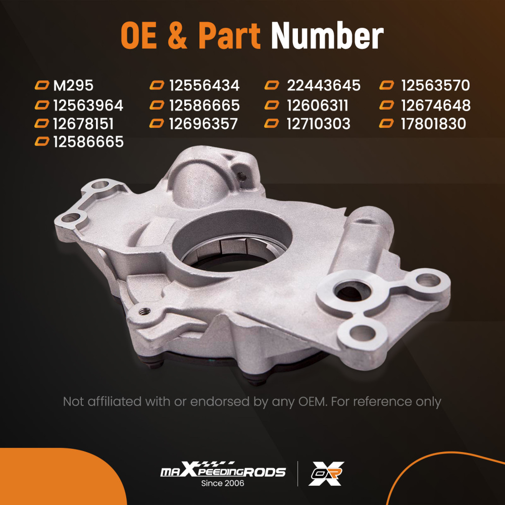 Engine Oil Pump compatible for Chevy Silverado 1500 compatible for V8 5.3L 4.8L 1999-13 compatible for Silverado 1500