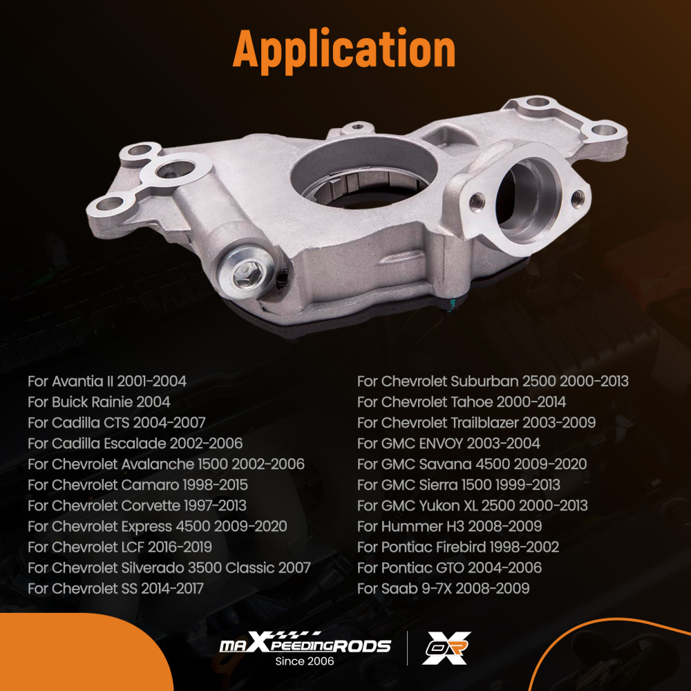 Engine Oil Pump compatible for Chevy Silverado 1500 compatible for V8 5.3L 4.8L 1999-13 compatible for Silverado 1500