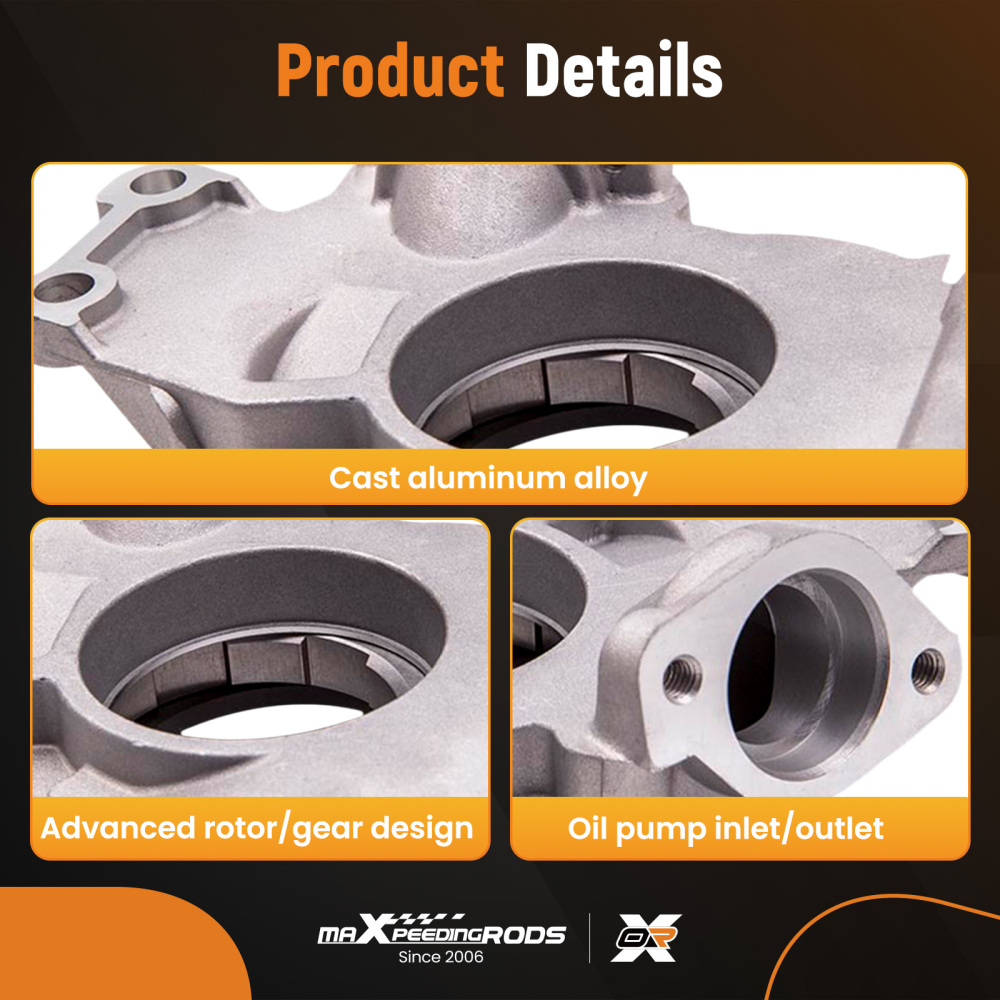 Engine Oil Pump compatible for Chevy Silverado 1500 compatible for V8 5.3L 4.8L 1999-13 compatible for Silverado 1500
