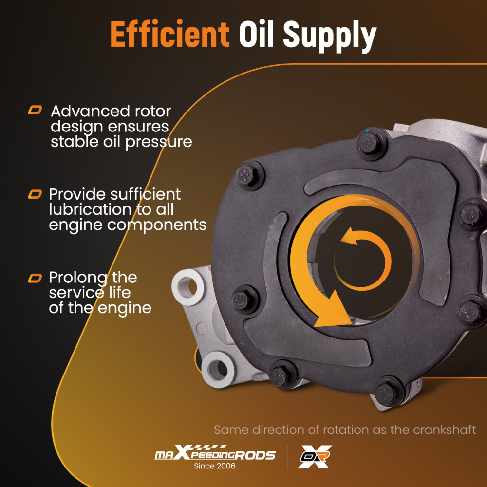 Engine Oil Pump compatible for Chevy Silverado 1500 compatible for V8 5.3L 4.8L 1999-13 compatible for Silverado 1500