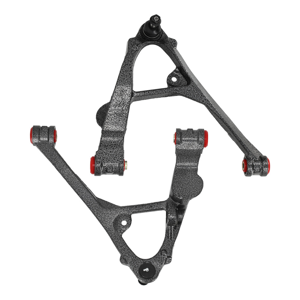 14x Upper Lower Control Arms Poly Bushing Tierod For 99-06 compatible for Silverado Sierra 1500
