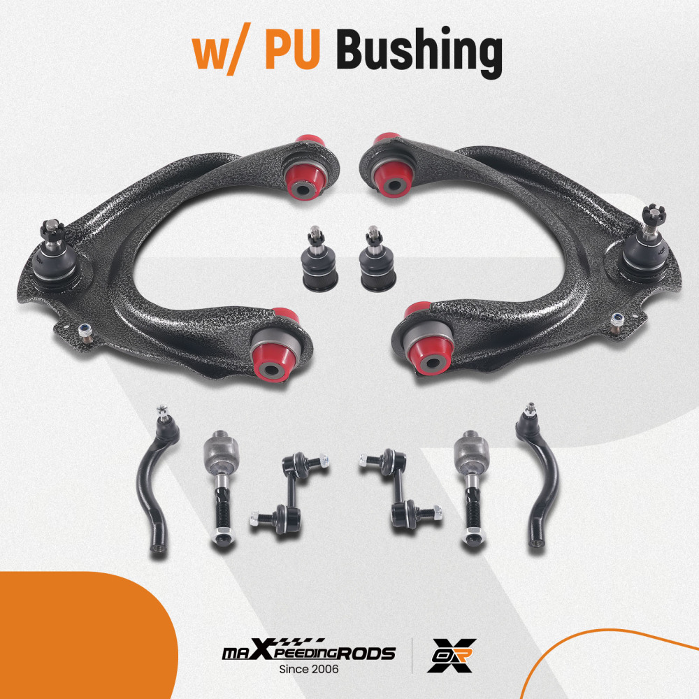 maXpeedingrods 10Pcs Front Upper Control Arm Kit for Honda Accord 2003-2007