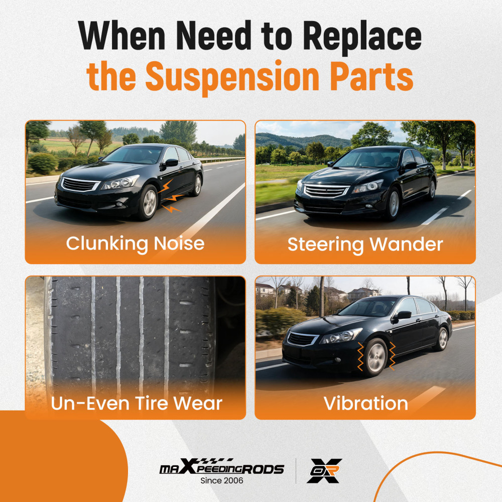 maXpeedingrods 12Pcs Front Suspension Kit for Honda Accord 2008-2012
