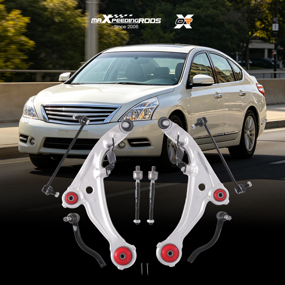 maXpeedingrods 8Pcs Front Lower Control Arm Kit Compatible For Nissan Altima 2007-2012