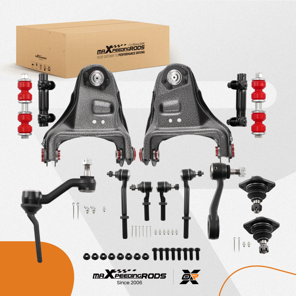 14x Front Upper Control Arms w/ Ball Joint compatible for Chevy Blazer S10 compatible for GMC Jimmy Sonoma