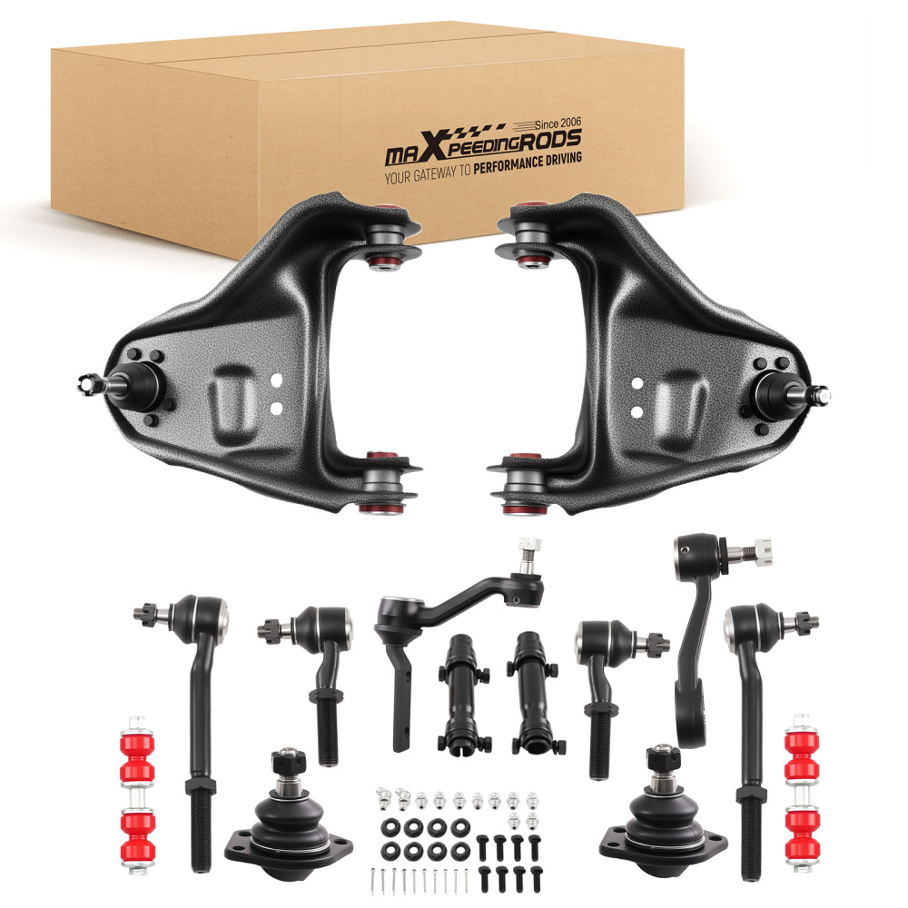 14x Front Upper Control Arms w/ Ball Joint compatible for Chevy Blazer S10 compatible for GMC Jimmy Sonoma