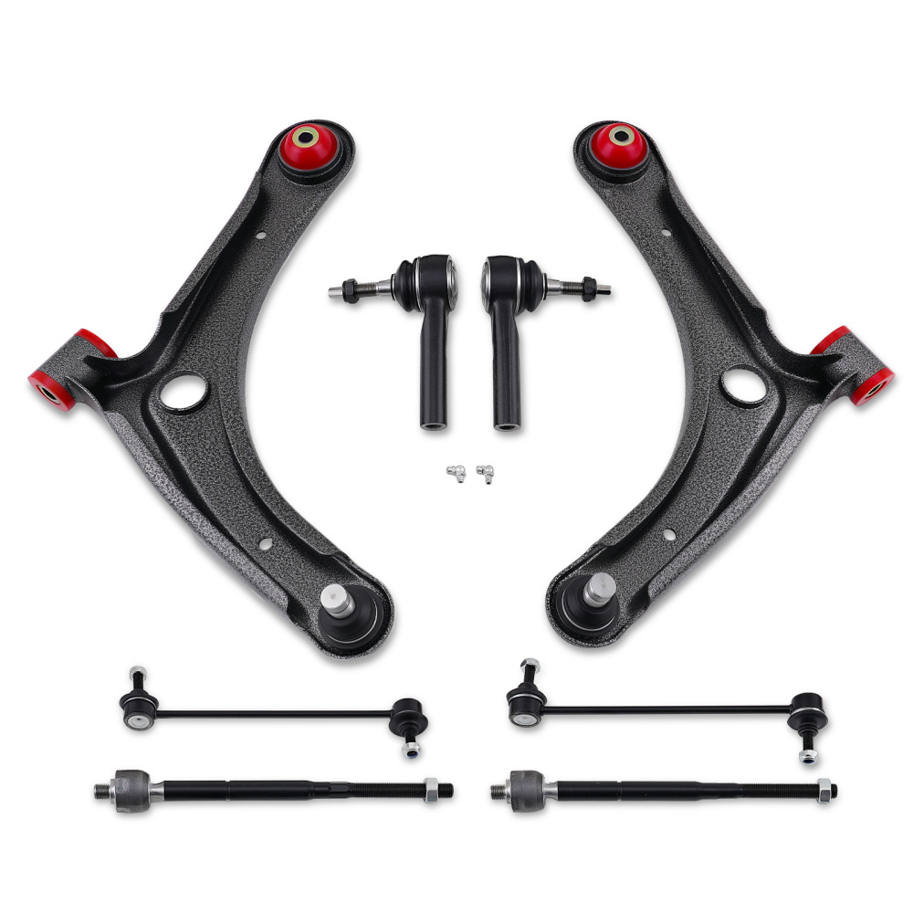 Front Lower Control Arm Tie Rod Kit compatible for Dodge Caliber Patriot Compass 2007-2017