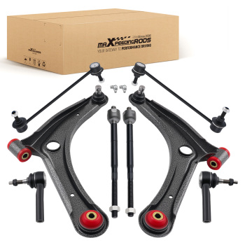 Front Lower Control Arm Tie Rod Kit compatible for Dodge Caliber Patriot Compass 2007-2017