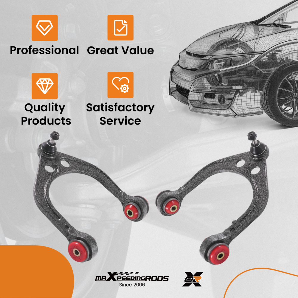 maXpeedingrods 2Pc Front Upper Control Arm for Chrysler 300 2005-2023