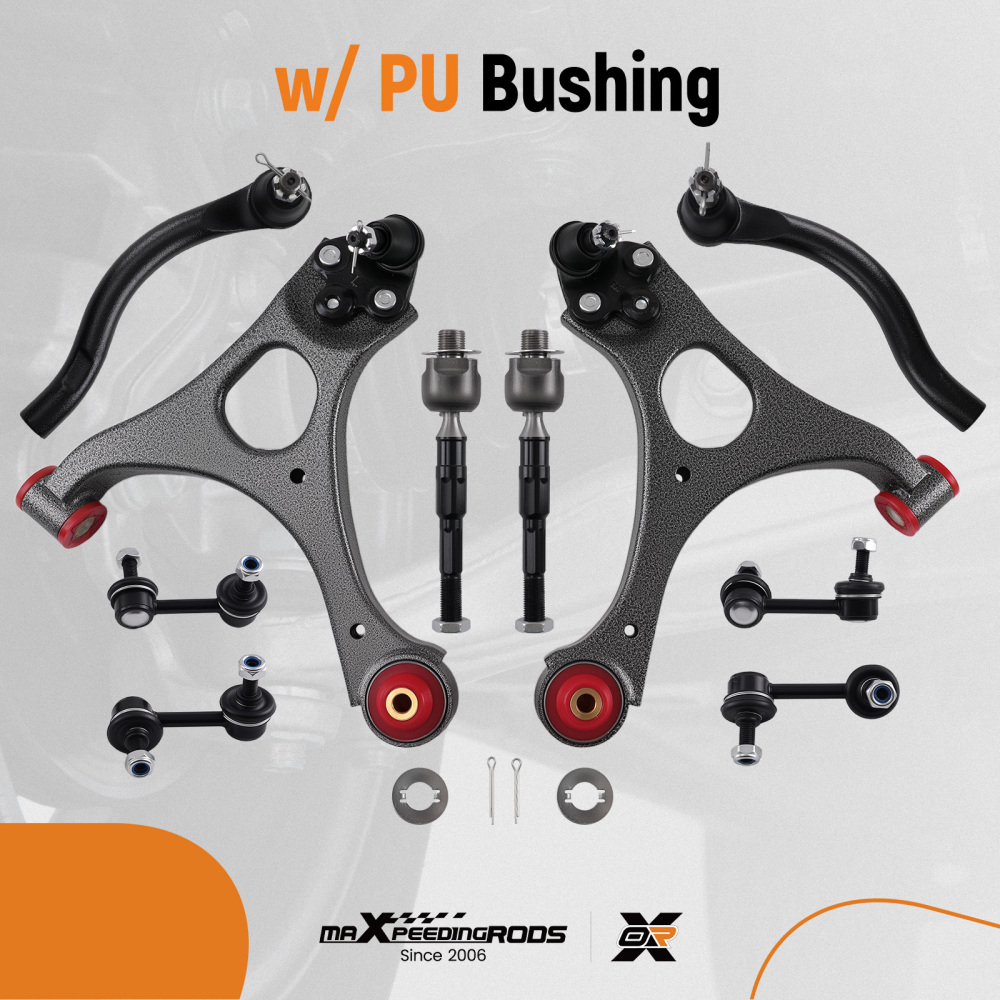 12x Front Lower Control Arm Ball Joint Sway Bar compatible for Honda Civic 2006 2007 - 2011