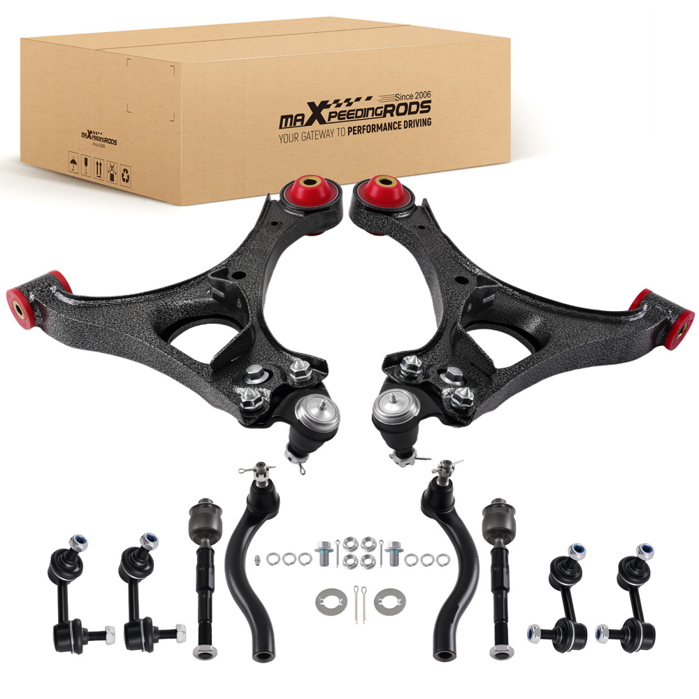 12x Front Lower Control Arm Ball Joint Sway Bar compatible for Honda Civic 2006 2007 - 2011