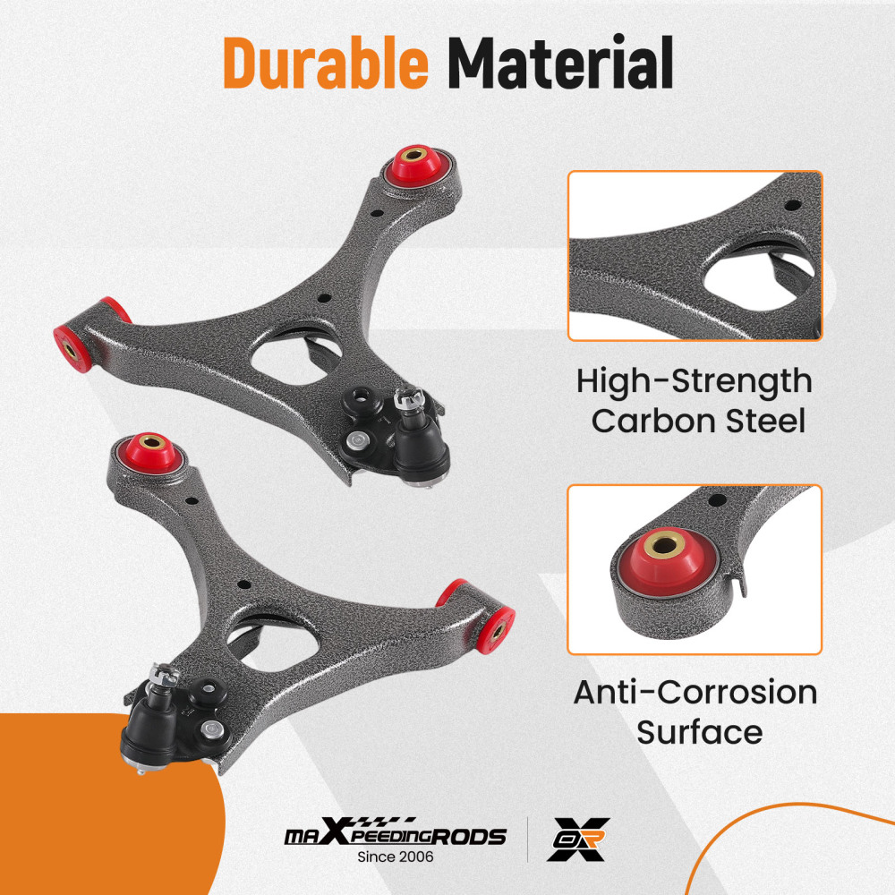 maXpeedingrods Front Lower Control Arm Kit for Honda Civic Non Si 2006-2011