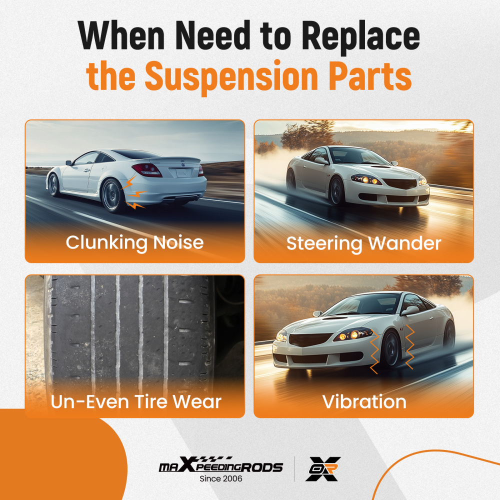 maXpeedingrods Front Lower Control Arm Kit for Honda Civic Non Si 2006-2011