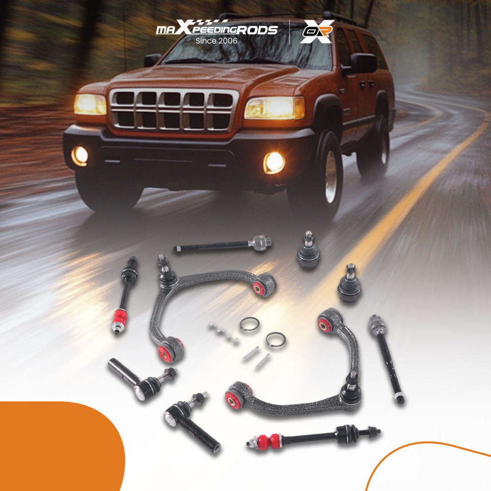 maXpeedingrods 10Pcs Front Upper Control Arm Kit for Dodge Dakota 2005-2010