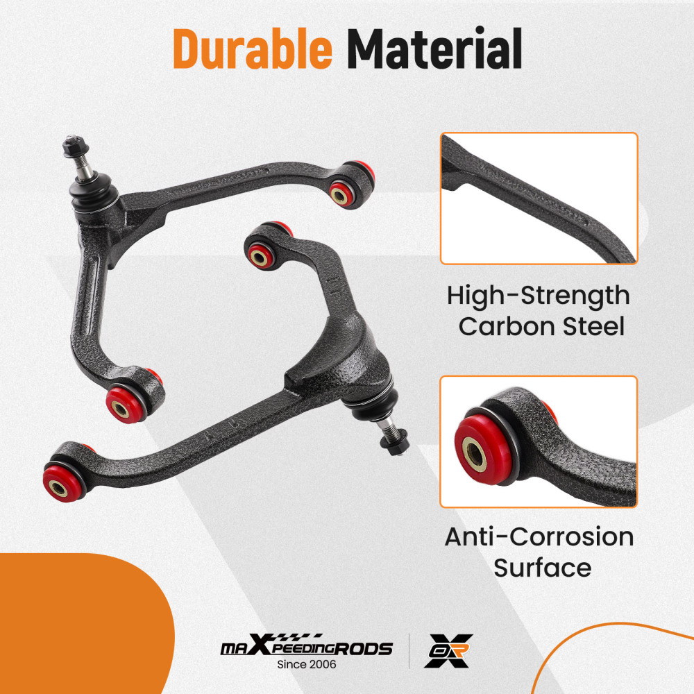 10x Front Upper Suspension Control Arm Tie Rod Kit for 2002 - 2004 compatible for Jeep Liberty
