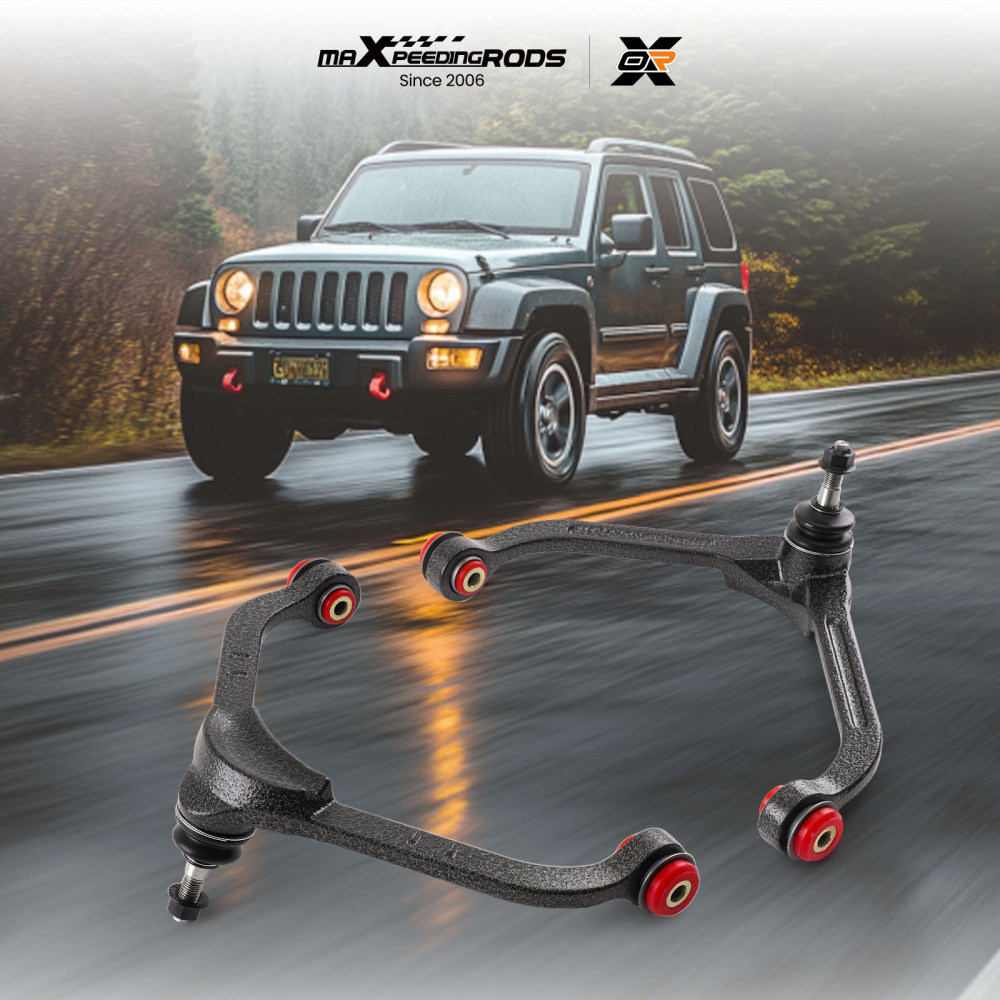 2pc Front Upper Suspension Control Arms Set for 2002 - 2007 Jeep Liberty K3198