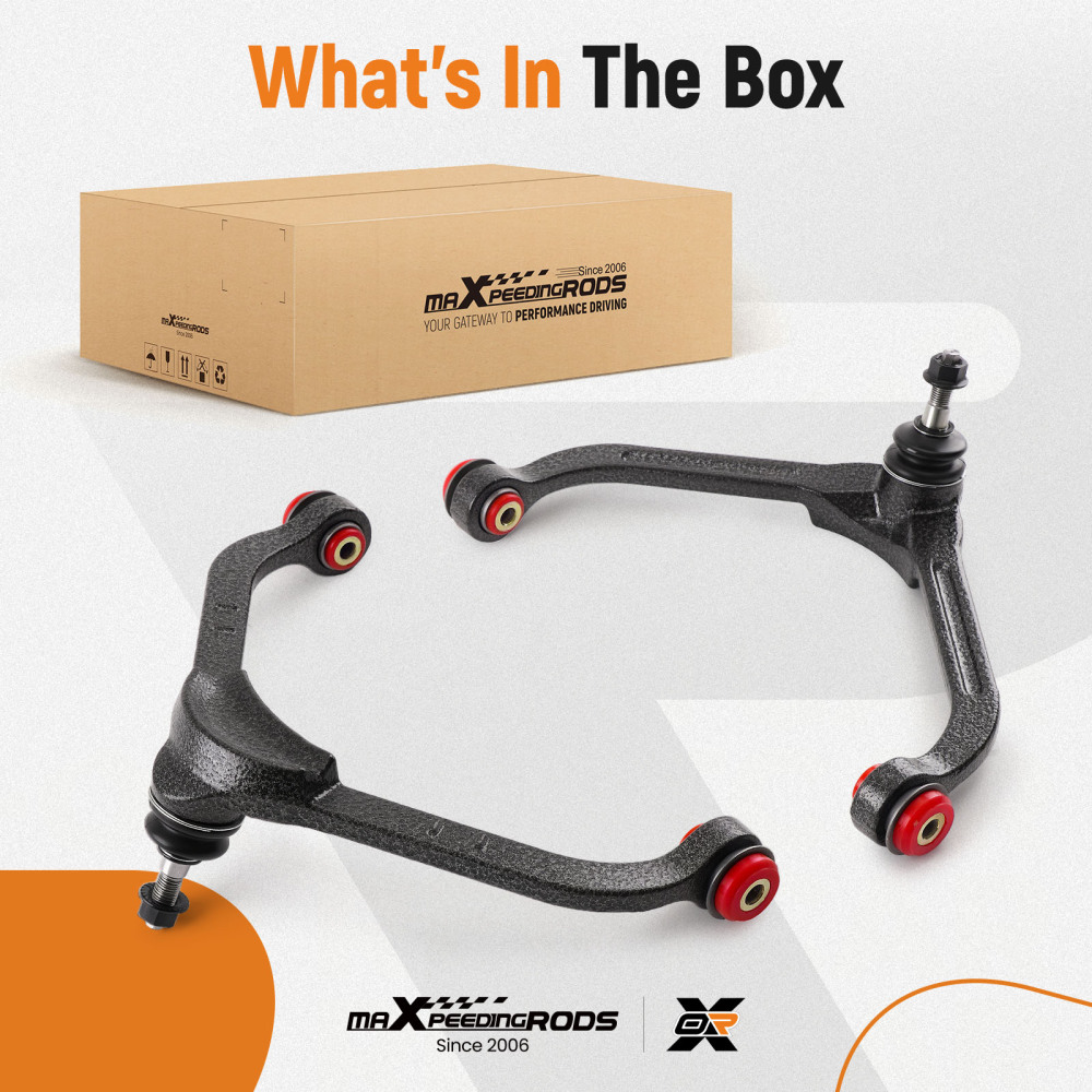 2pc Front Upper Suspension Control Arms Set for 2002 - 2007 Jeep Liberty K3198