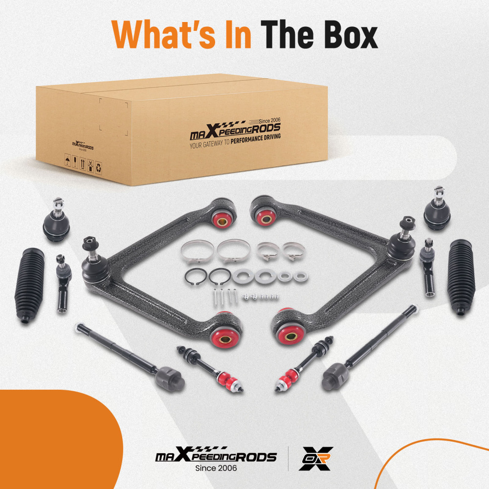 maXpeedingrods 12Pcs RWD Front Suspension Kit for Dodge Ram 1500 2002-2005