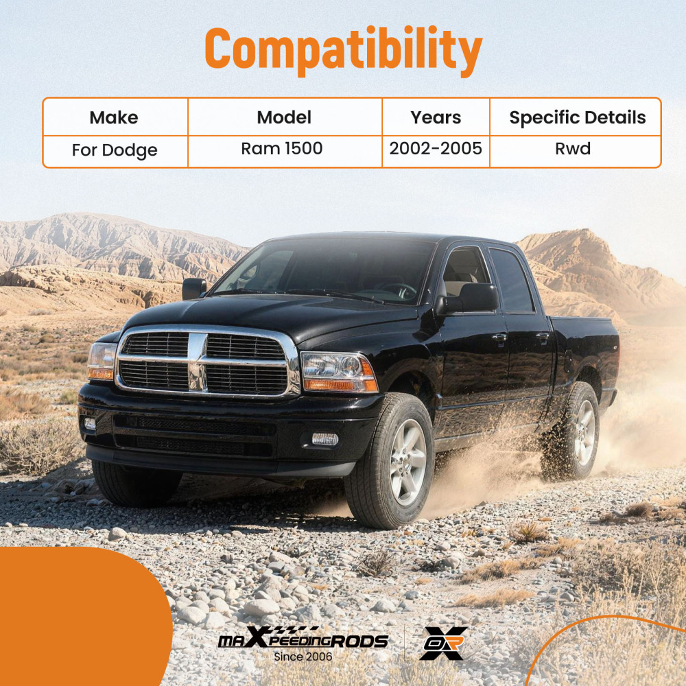 maXpeedingrods 12Pcs RWD Front Suspension Kit for Dodge Ram 1500 2002-2005