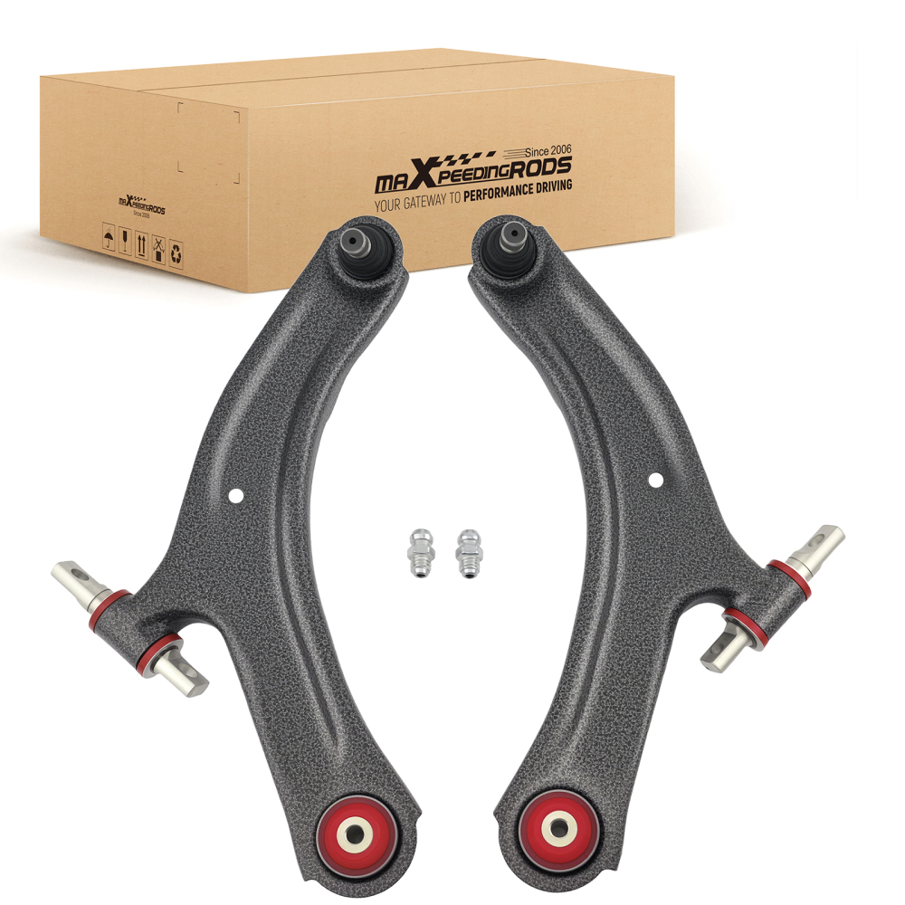 Front Lower Left Right Control Arms w/Ball Joints Compatible For Nissan Rogue 2008 - 2013
