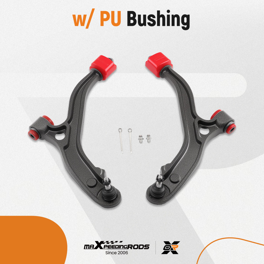 Front Lower Control Arms compatible for Dodge Voyager TownCountry 2001 2002 - 2007 3.3L