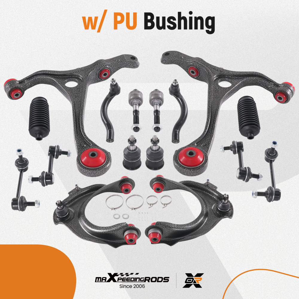 maXpeedingrods 16Pcs Front Suspension Kit for Honda Accord 2.4L 2003-2007