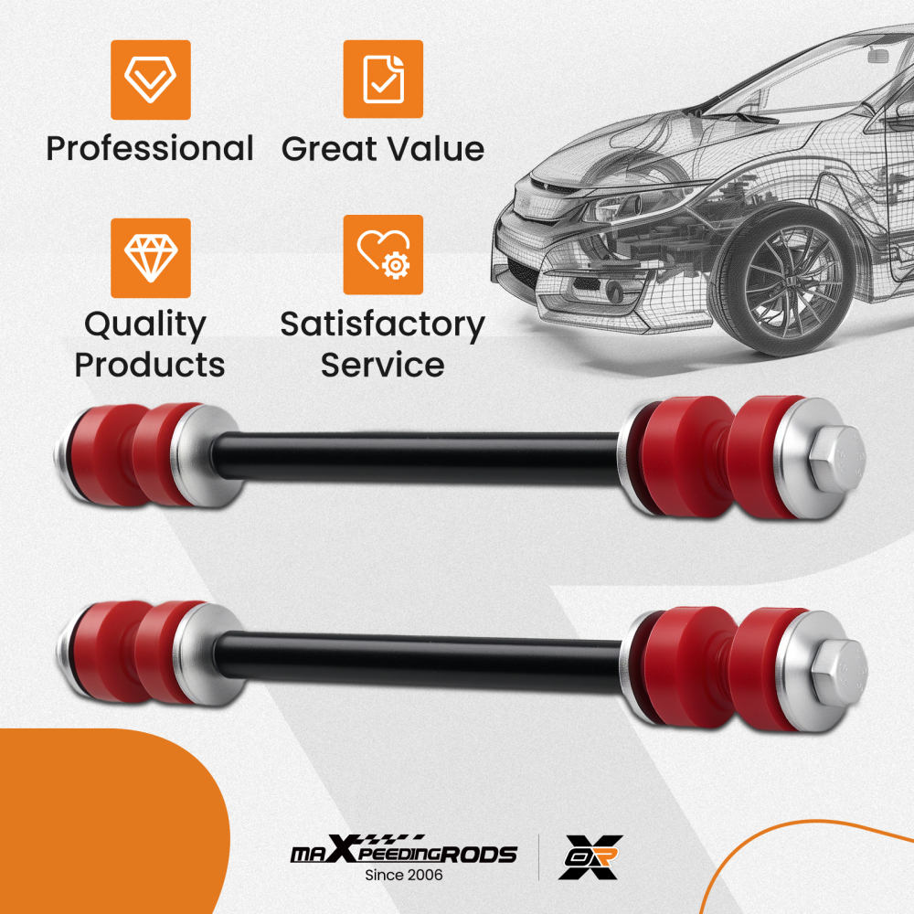 maXpeedingrods 2Pcs Front Sway Bar Links for Ford Explorer 1995-2010