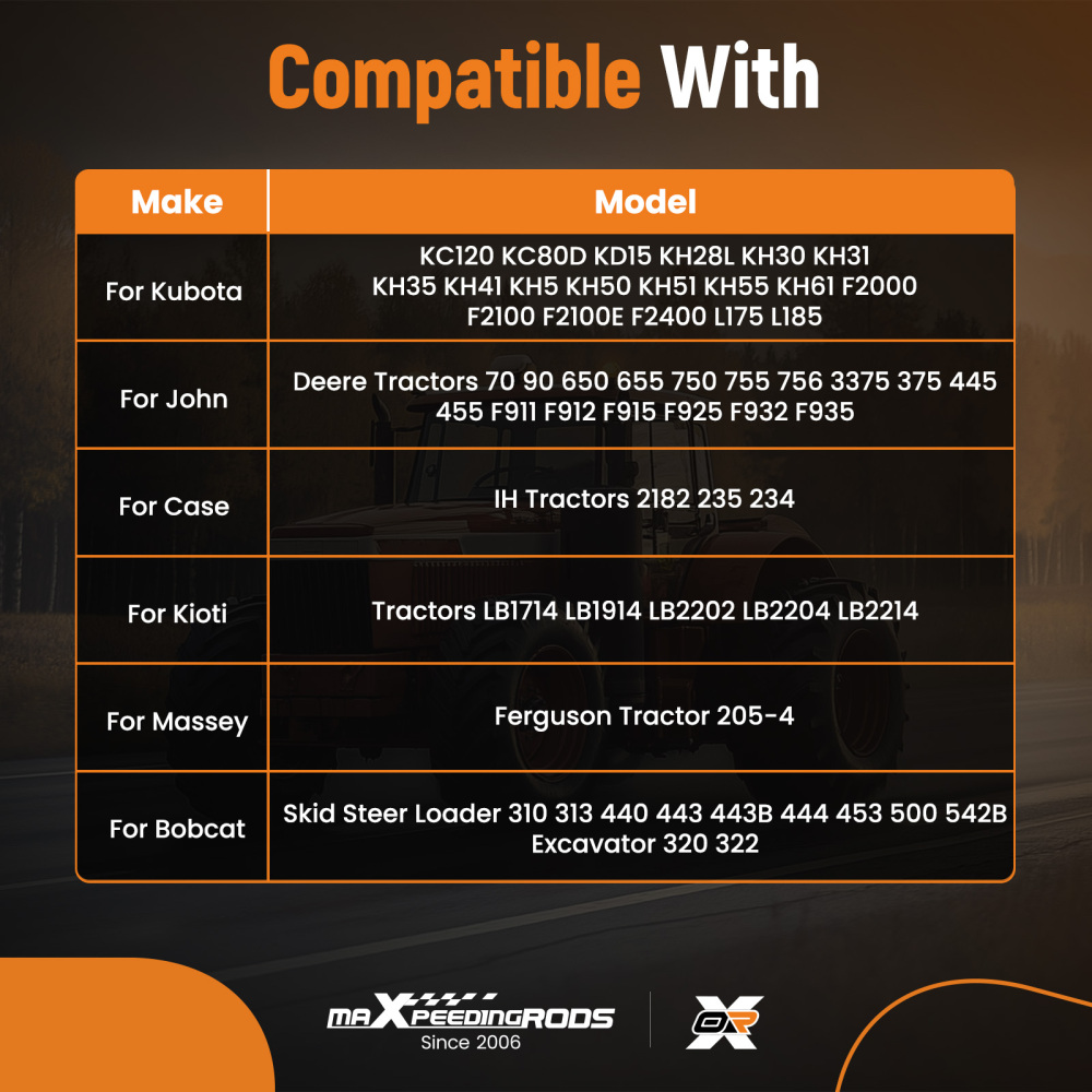 Air Filter compatible for Bobcat 310 313 440 443 443B 444 453 500 542B Skid Steer