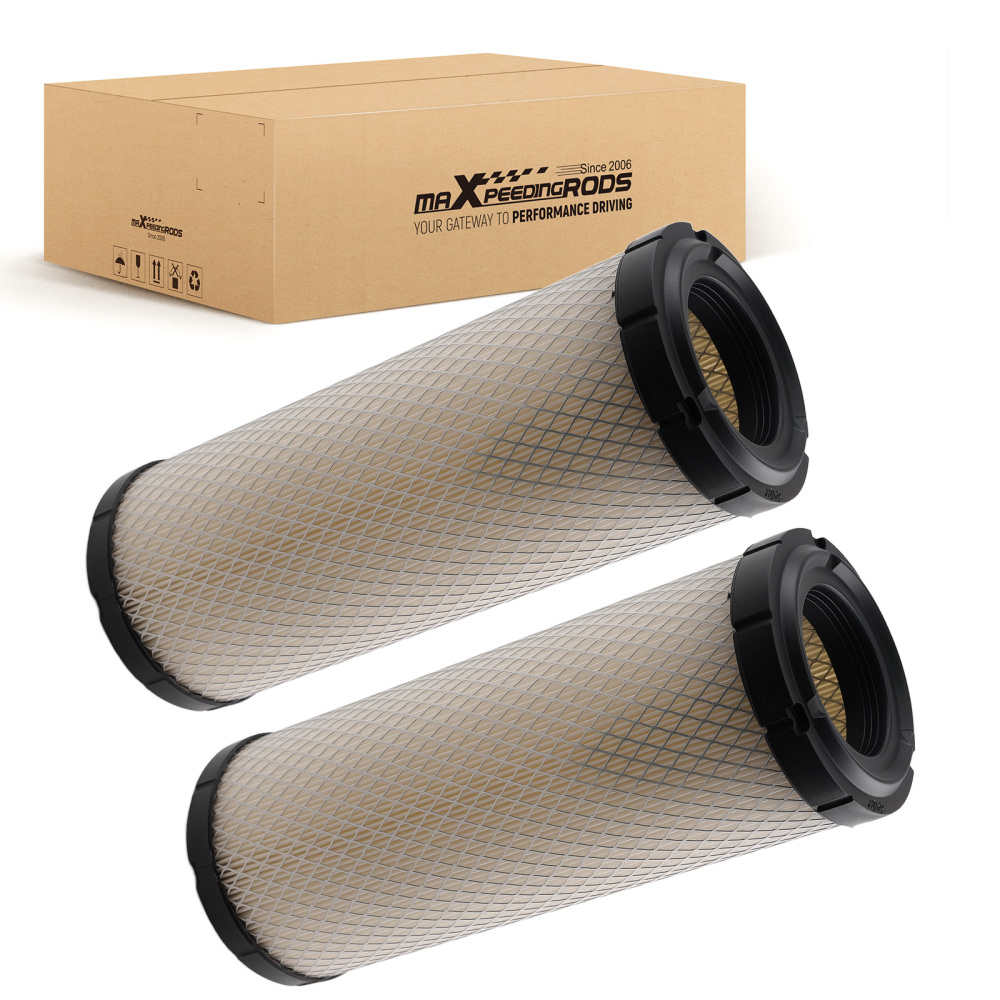 Air Filter 2PCS compatible for JOHN DEERE Z810A Z820A Z840A 647A 657A 667A M131802