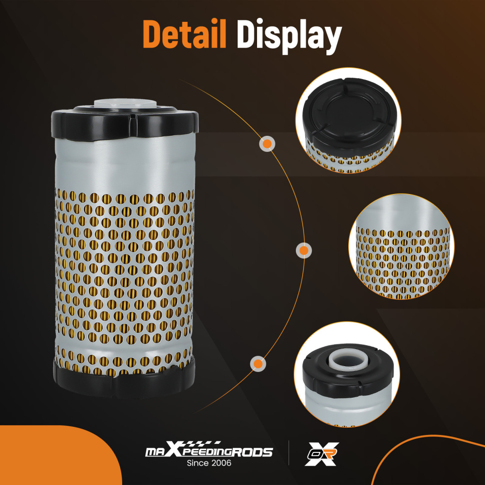 Air Filter 2PC compatible for Kubota B2400HSE B2410HSE RTV500R-A 6C060-99410-C Set