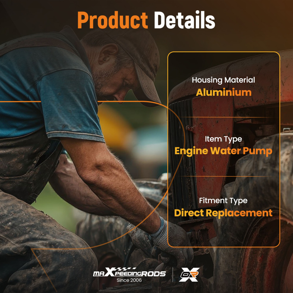 Coolant Pump compatible for Nissan K21 Forklift 21010FU425 91H2002580 21010-FU425