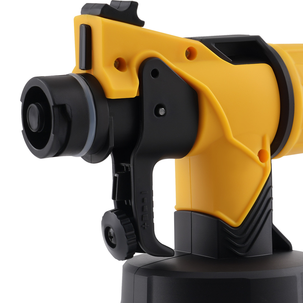 600W-850W Electric HVLP Paint Sprayer Gun 4 Nozzles 1200ml Flow Control Kit