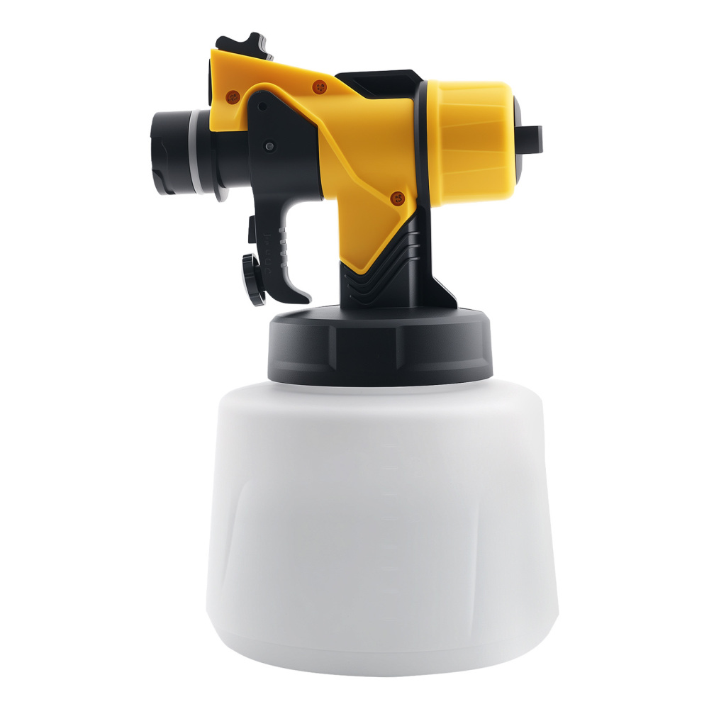 200W Electric Gun HVLP Paint Sprayer 18V-24V 5 Nozzles Adjustable Pattern