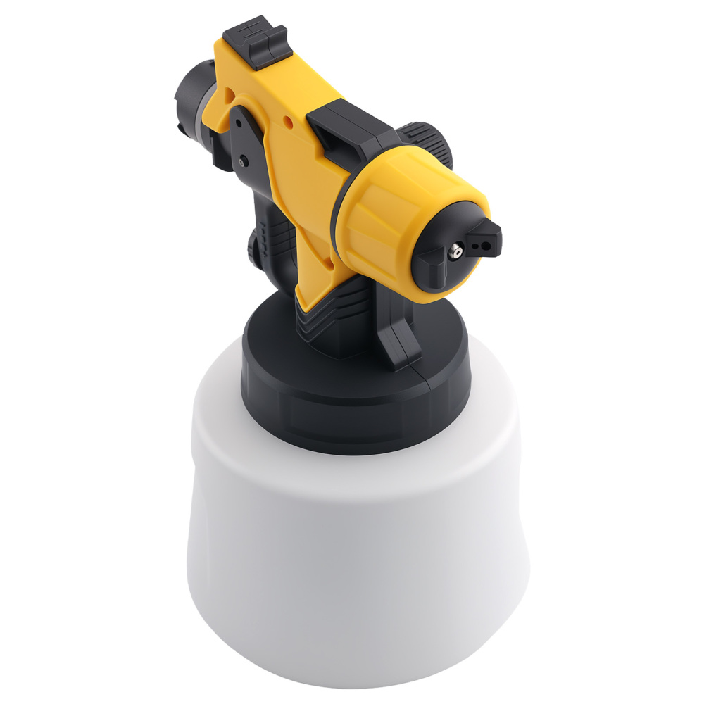 200W Electric Gun HVLP Paint Sprayer 18V-24V 5 Nozzles Adjustable Pattern