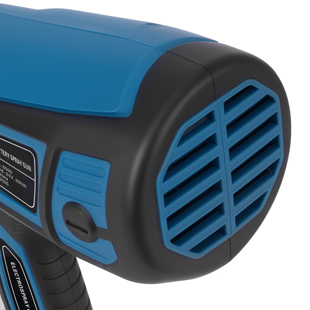 200W Electric Paint Sprayer Handheld HVLP Gun 4 Nozzles For Makita 21V Battery