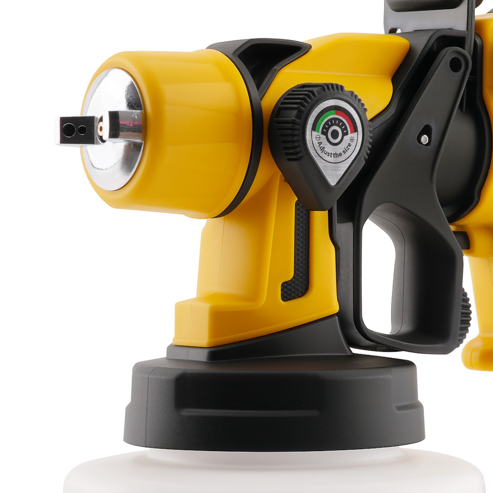 Electric Handheld HVLP Sprayer 1400ML 5 Nozzles LED Light For Makita Battery