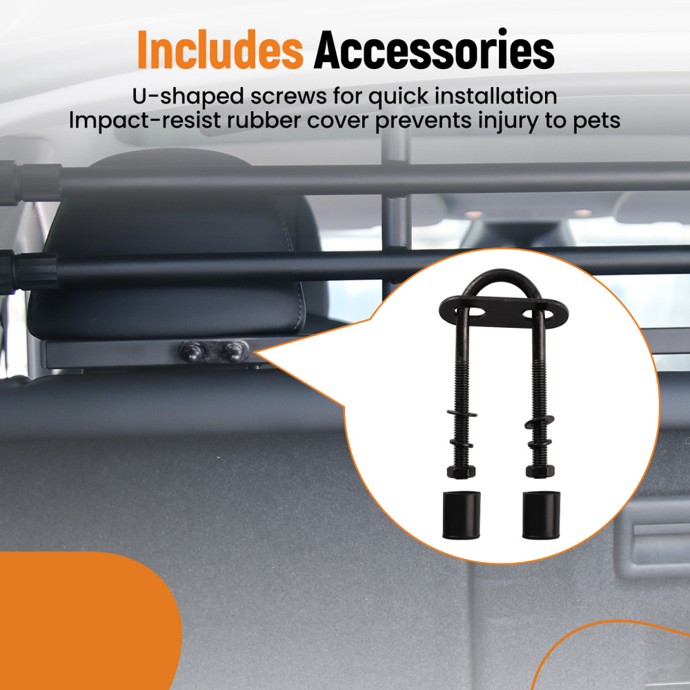 Pet Divider Gate Large Barrier SafeSecure Travel compatible for Tesla Model Y 2021-2023