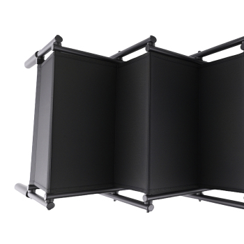 Dog Stairs 4 Steps Foldable Lightweight with Non-Slip Rubberized Bottom Pads