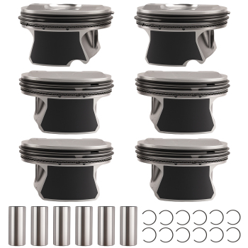 6x PistonsRing Kit compatible for Buick Enclave Cadillac Chevrolet Traverse LLT 3.6L