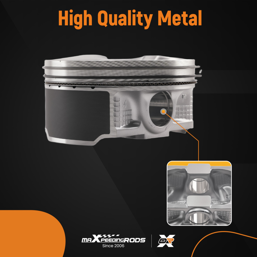 PistonsRings Set For 06-10 compatible for Subaru Legacy compatible for Forester Outback 2.5 SOHC EJ253