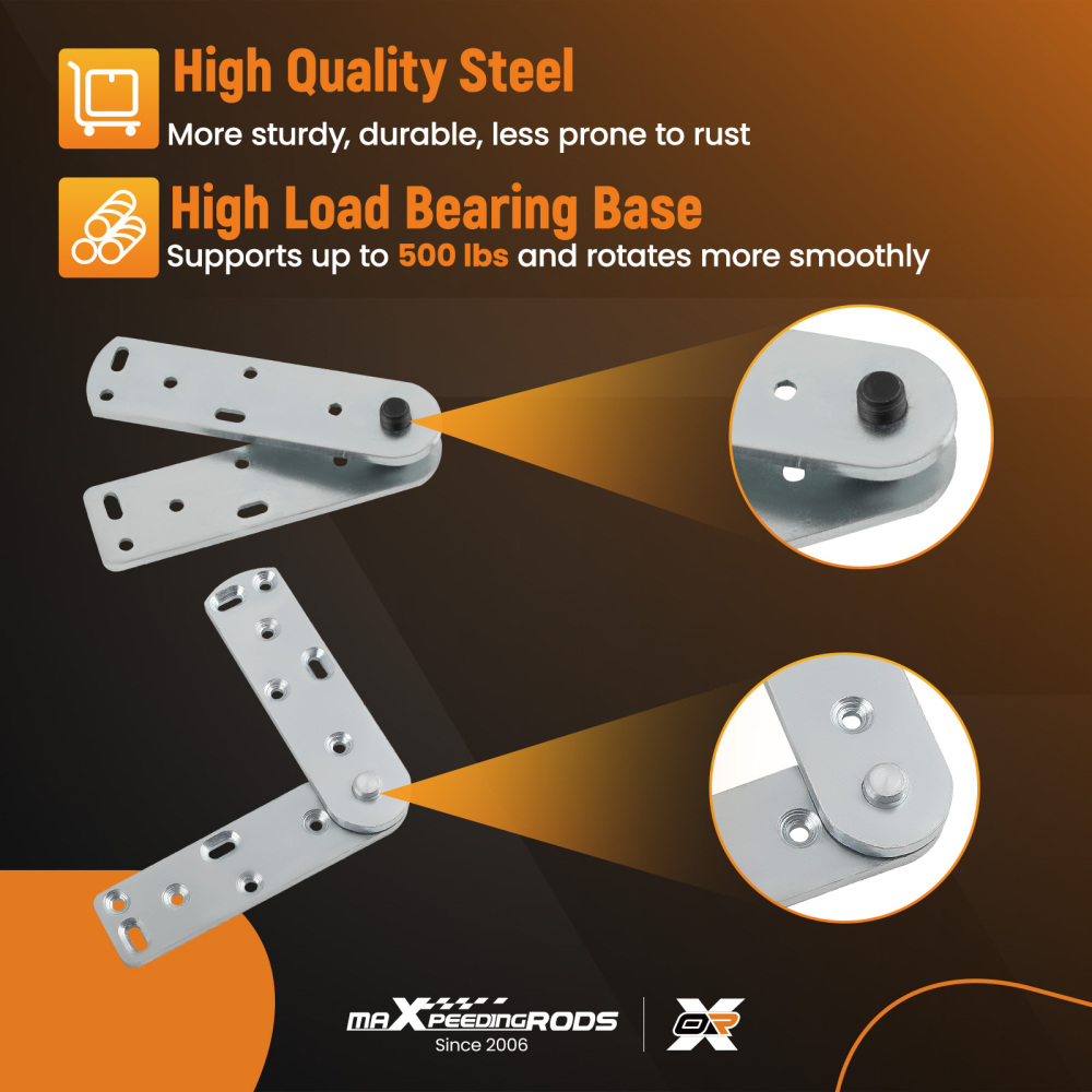 Pivot Hinge Kit for Hidden Bookcase Door Secret Door 500 lbs Weight Capacity