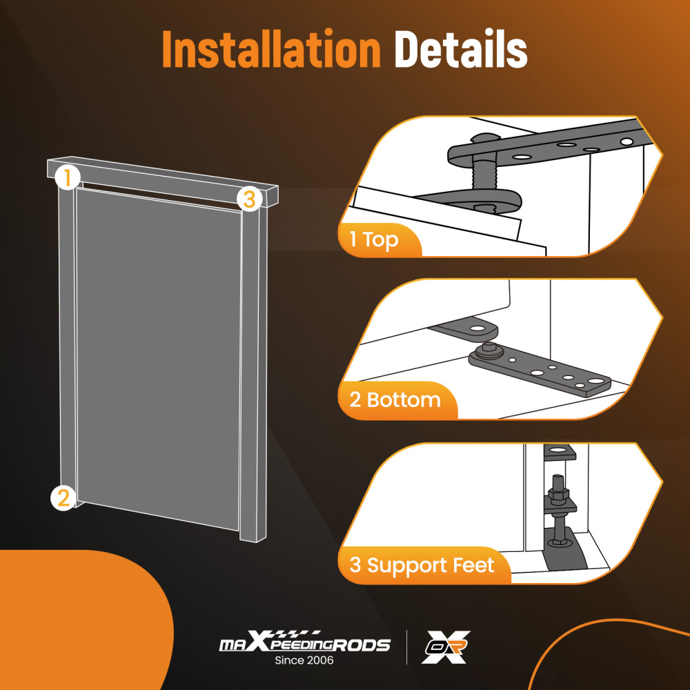 Pivot Hinge Kit for Hidden Bookcase Door Secret Door 500 lbs Weight Capacity