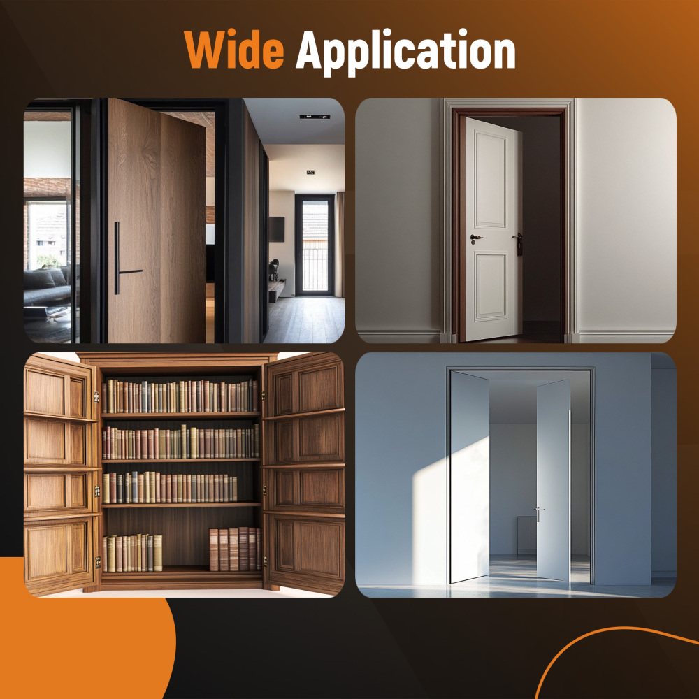 1 Set Pivot Hinge Kit For Hidden Bookcase Door Secret Door