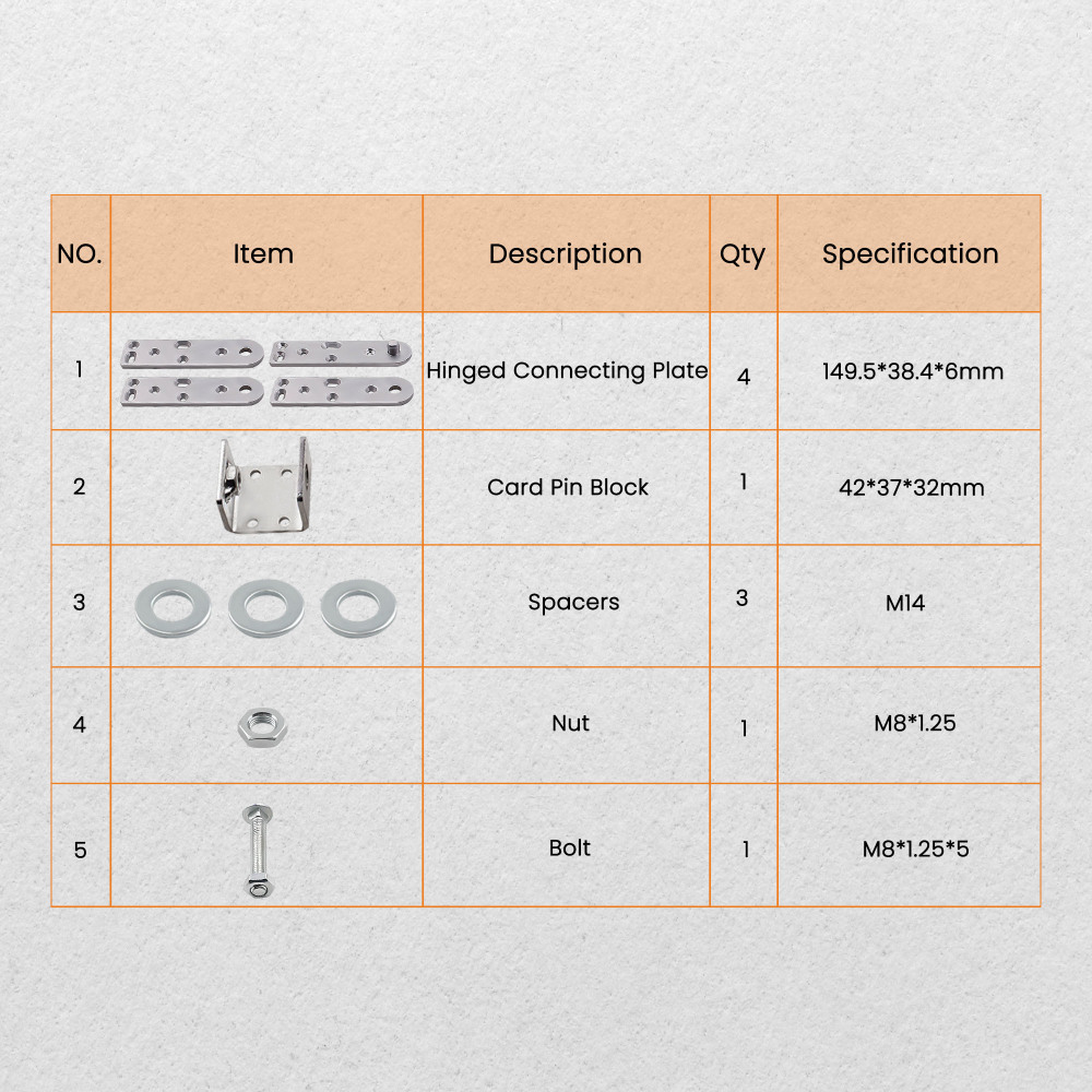 1 Set Pivot Hinge Kit For Hidden Bookcase Door Secret Door