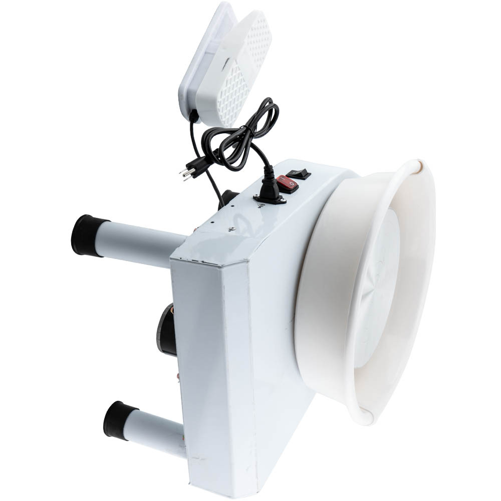 Stainless Steel compatible for White 250W 25CM Pottery Wheel Ceramic Machine Art Craft DIY