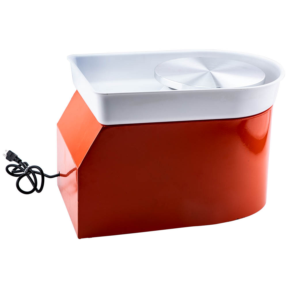 280W 25cm 9.8 Pottery Wheel Red Shaping Tool Set Art Craft DIY Ceramic Machine