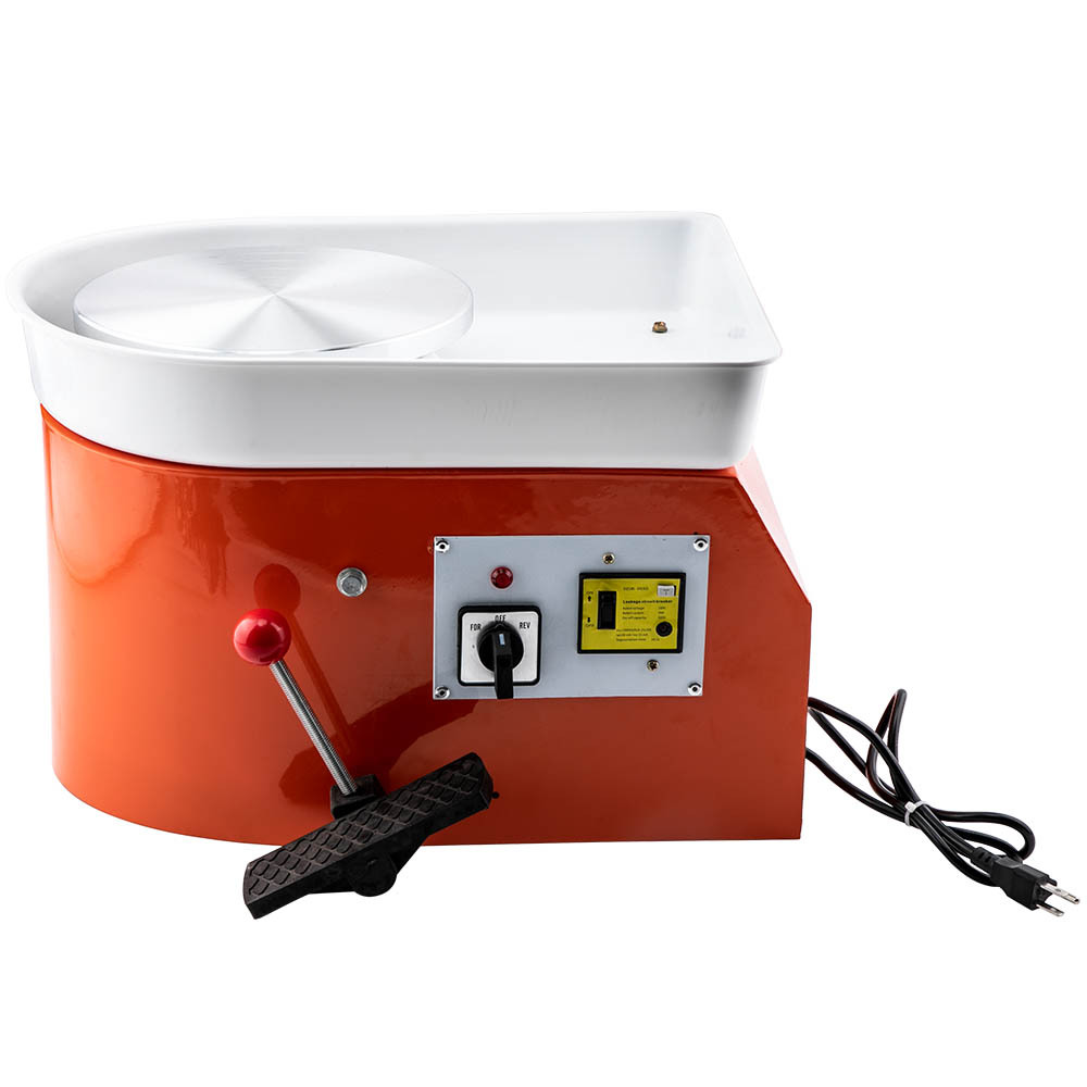 280W 25cm 9.8 Pottery Wheel Red Shaping Tool Set Art Craft DIY Ceramic Machine