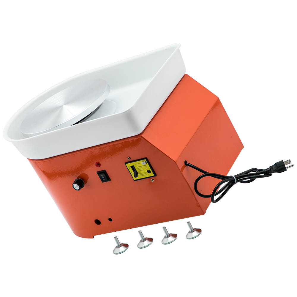 Electric Pottery Wheel Red 280W 25cm Plate for ProAmateur Art Creations