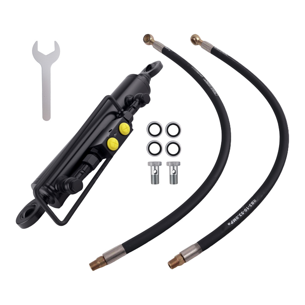 Hydraulic Top Link with locking block 16 1/8-22 7/16 w/ Hoses Bolts Bracket